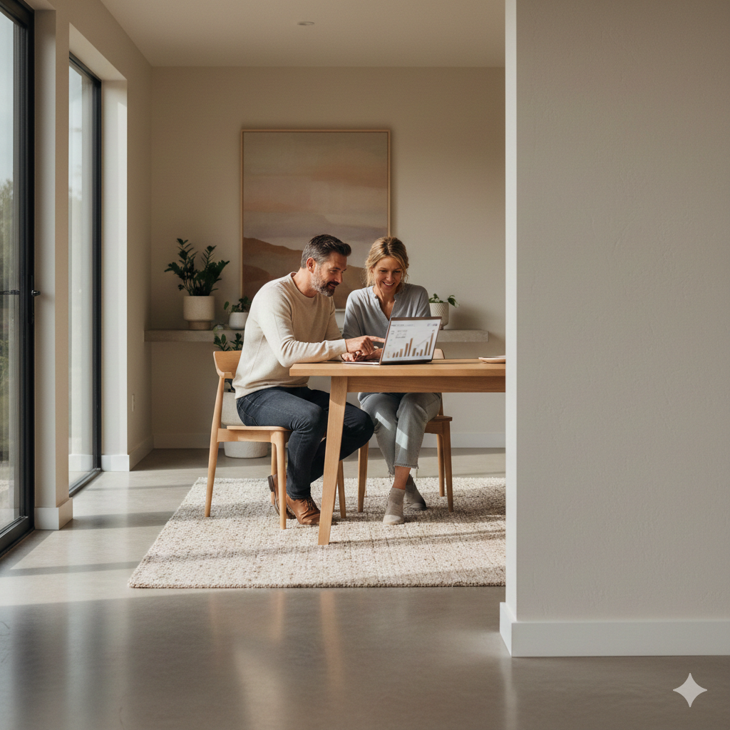 Abstract workspace-style background detail